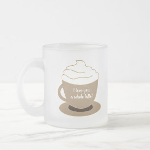 Mug de verre givré de 10 oz congelé