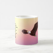 Mug de verset biblique chrétien Aigle (Centre)