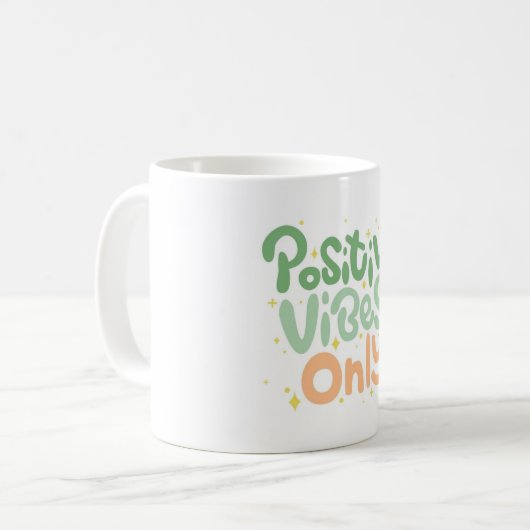 mug de vibe positif (Devant gauche)