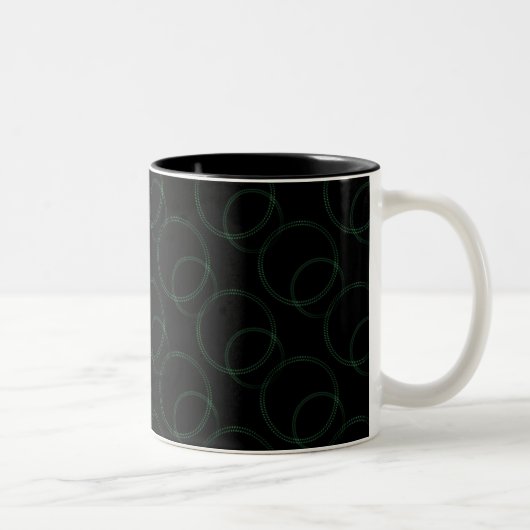 Mug de vibrance du centre-ville, vert foncé (Droit)