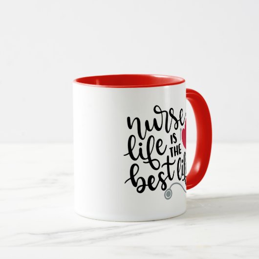 Mug de vie infirmière (Devant droit)