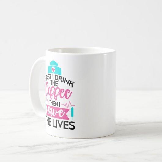Mug de vie infirmière (Devant gauche)