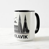 Mug de ville - Reykjavik (Devant droit)