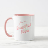 Mug de vin de petit-déjeuner de fête de Bacheloret (Gauche)