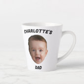 Mug de visage de bébé personnalisé, Mug de nouveau (Droite)