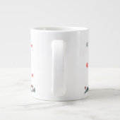 Mug de vœux de fête de Noël (Dos)