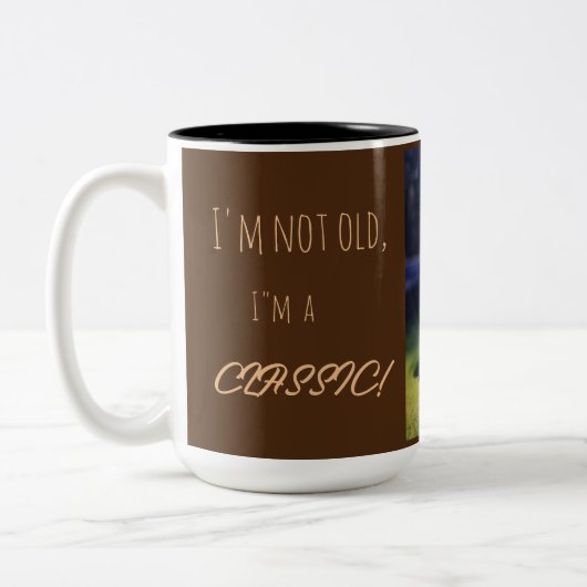 Mug de voiture classique vintage (Gauche)