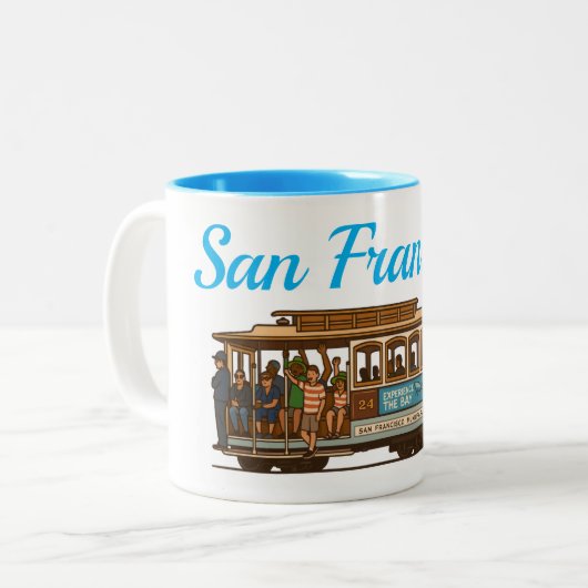 Mug de voiture de San Francisco Cale (Devant gauche)
