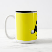 Mug de volley-ball avec son nom (Gauche)
