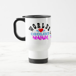 Mug De Voyage ღ╬♥Tasse de voyage "Enseignant le plus cool du mon