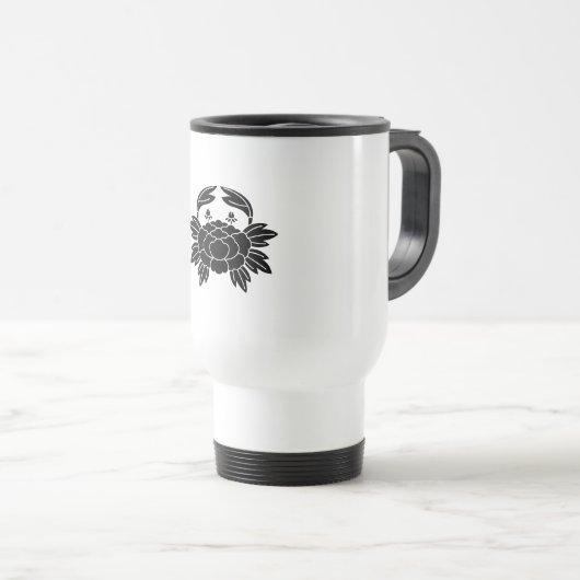 MUG DE VOYAGE 蟹牡丹 (Devant droit)