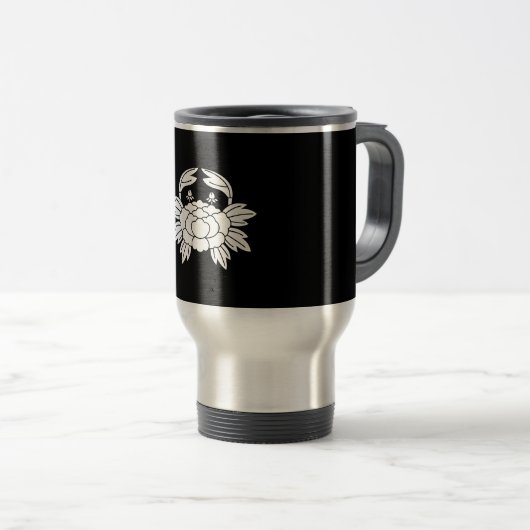 MUG DE VOYAGE 蟹牡丹 (Devant droit)