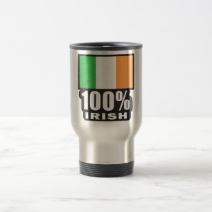 Mug De Voyage 100% Irish/St. Patrick's Day