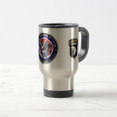 Mug De Voyage 101e brigade d'aviation de combat de la division a (Devant droit)