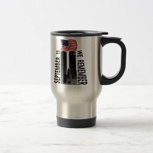 Mug De Voyage 11 septembre nous nous rappelons l'hommage (Droit)