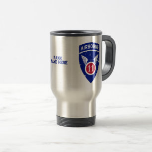 Mug De Voyage 11e division aéroportée "Arctic Angels" Grunge