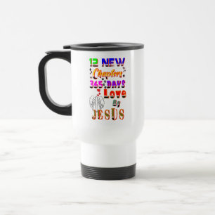 Mug De Voyage 12 Nouveaux Chapitres 365 Jours Amour De Jésus