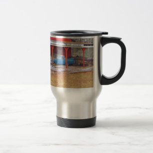 Mug De Voyage 1960 BLUE SADAND DEVILLE Antique voiture