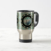 Mug De Voyage 19e anniversaire du Mariage Acquamarine (Devant droit)