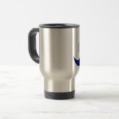 Mug De Voyage #1 Papa Blue Mustache (Devant gauche)