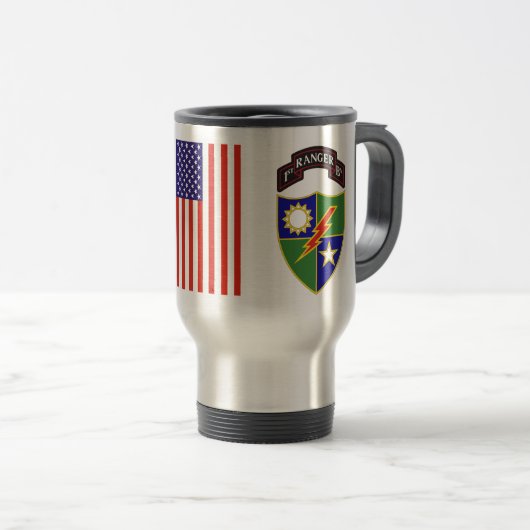 Mug De Voyage 1er bataillon - 75e régiment de gardes-forestiers (Devant droit)