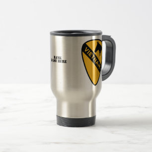 Mug De Voyage 1ère division de cavalerie Vietnam Personnalisable
