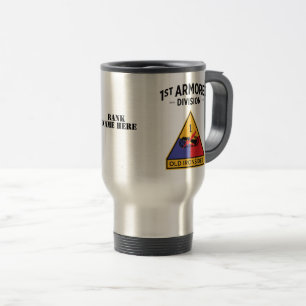 Mug De Voyage 1re division blindée Insigne "Old Ironsides"