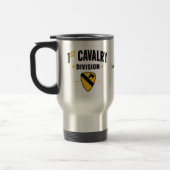 Mug De Voyage 1re division de cavalerie "Première équipe États-U (Gauche)
