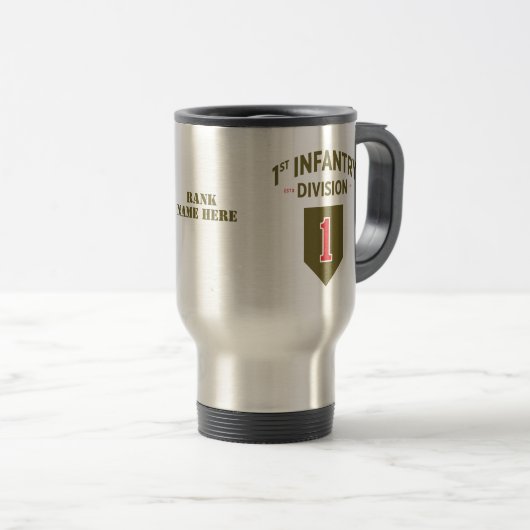 Mug De Voyage 1re division d'infanterie (Devant droit)