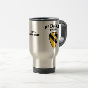 Mug De Voyage 1re insigne de la division de cavalerie