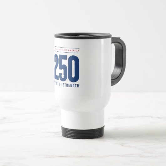 Mug De Voyage 250 Ans de Force (Devant droit)