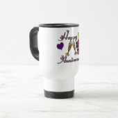 Mug De Voyage 25ème. Anniversaire (Devant gauche)