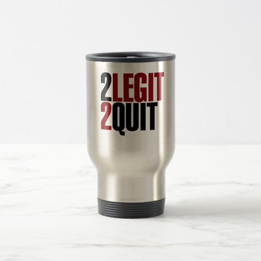 Mug De Voyage 2 Legit 2 Quit Funny 80s (Centre)