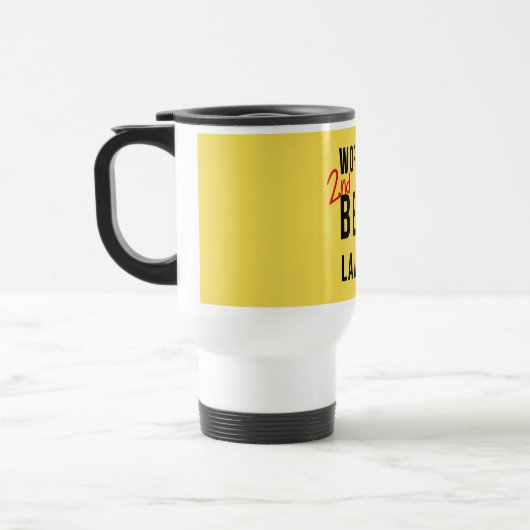 Mug De Voyage 2e meilleur avocat du monde (Gauche)