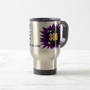 Mug De Voyage 300 Bowling Game, avec bowled date,