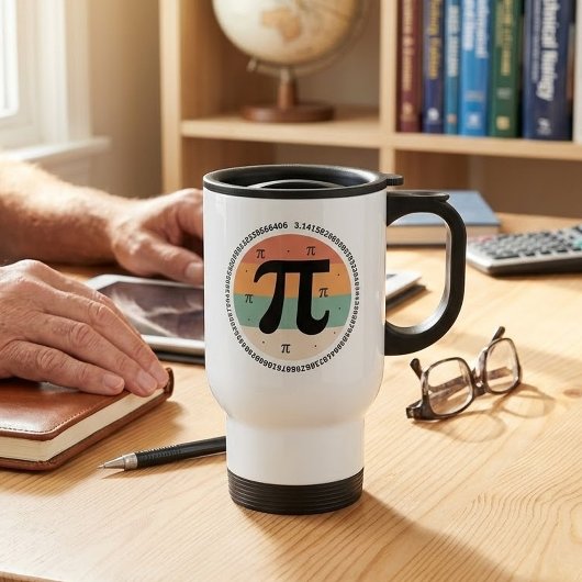 Mug De Voyage 3.14 Conception de la Journée nationale Pi - Idée