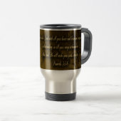 Mug De Voyage 3:5 de proverbes - 6 (Devant droit)