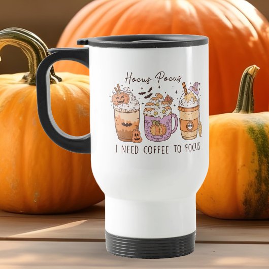 Mug De Voyage 3 Café Halloween rétro, Hocus pocus Frapuccino
