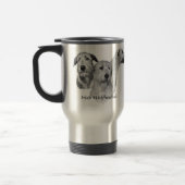 Mug De Voyage 3 têtes de chien-loup irlandais (Gauche)