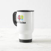 Mug De Voyage 40 et fabuleux (Devant gauche)