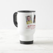 Mug De Voyage 40e anniversaire du Mariage de Ruby Photos pour en (Devant gauche)