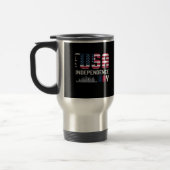 Mug De Voyage 4 juillet - Conception du Jour de l'Indépendance d (Gauche)