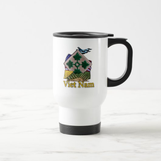 Mug De Voyage 4e division d'infanterie anciens combattants vietn (Droite)
