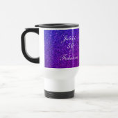 Mug De Voyage 50 Fabuleux Cadeau Anniversaire rose Parties scint (Gauche)