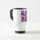 MUG DE VOYAGE 50 STATES UTILISE (Devant gauche)