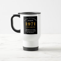 50e anniversaire 1971 Black Gold pour sa personnal
