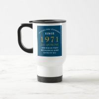 50e anniversaire 1971 Blue Gold pour sa personnali