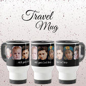 Mug De Voyage 5 photo collage add text black