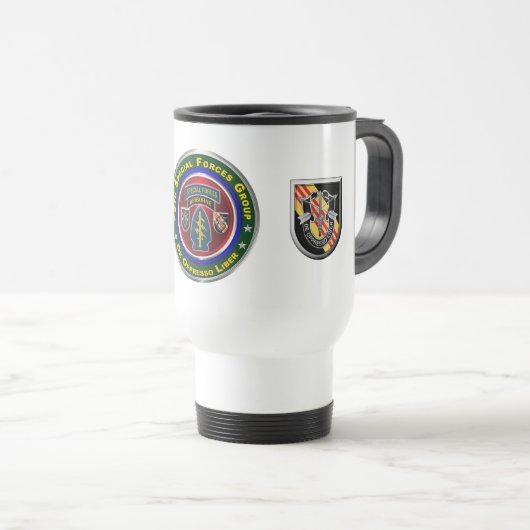 Mug De Voyage 5e Groupe des forces spéciales aéroporté (Devant droit)