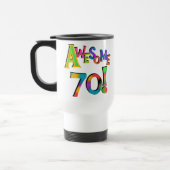 Mug De Voyage 70 superbes T-shirts et cadeaux d'anniversaire (Gauche)